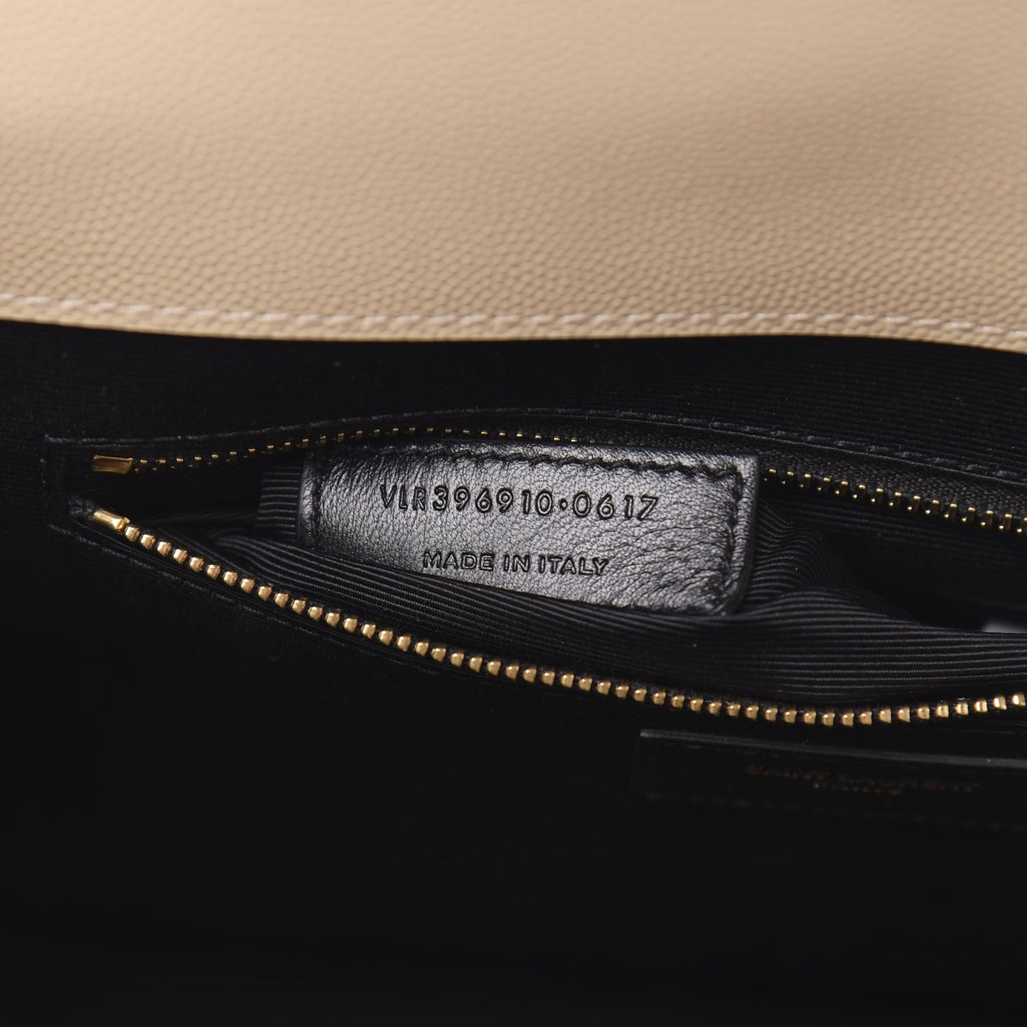 Grain De Poudre Matelasse Chevron Large Monogram Satchel Nude Powder
