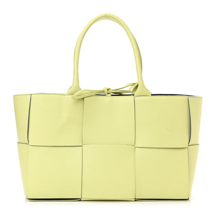 Bottega Veneta Nappa Maxi Intrecciato Small Arco Tote Lemon 3 of 12