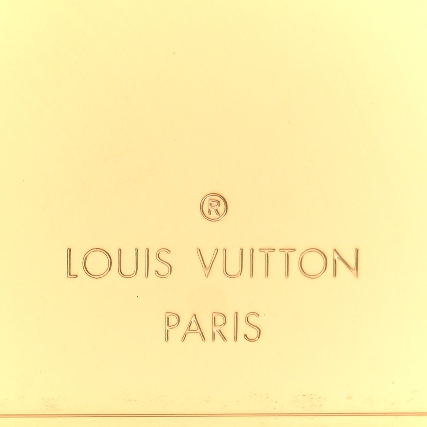 Luggage Tag Gold