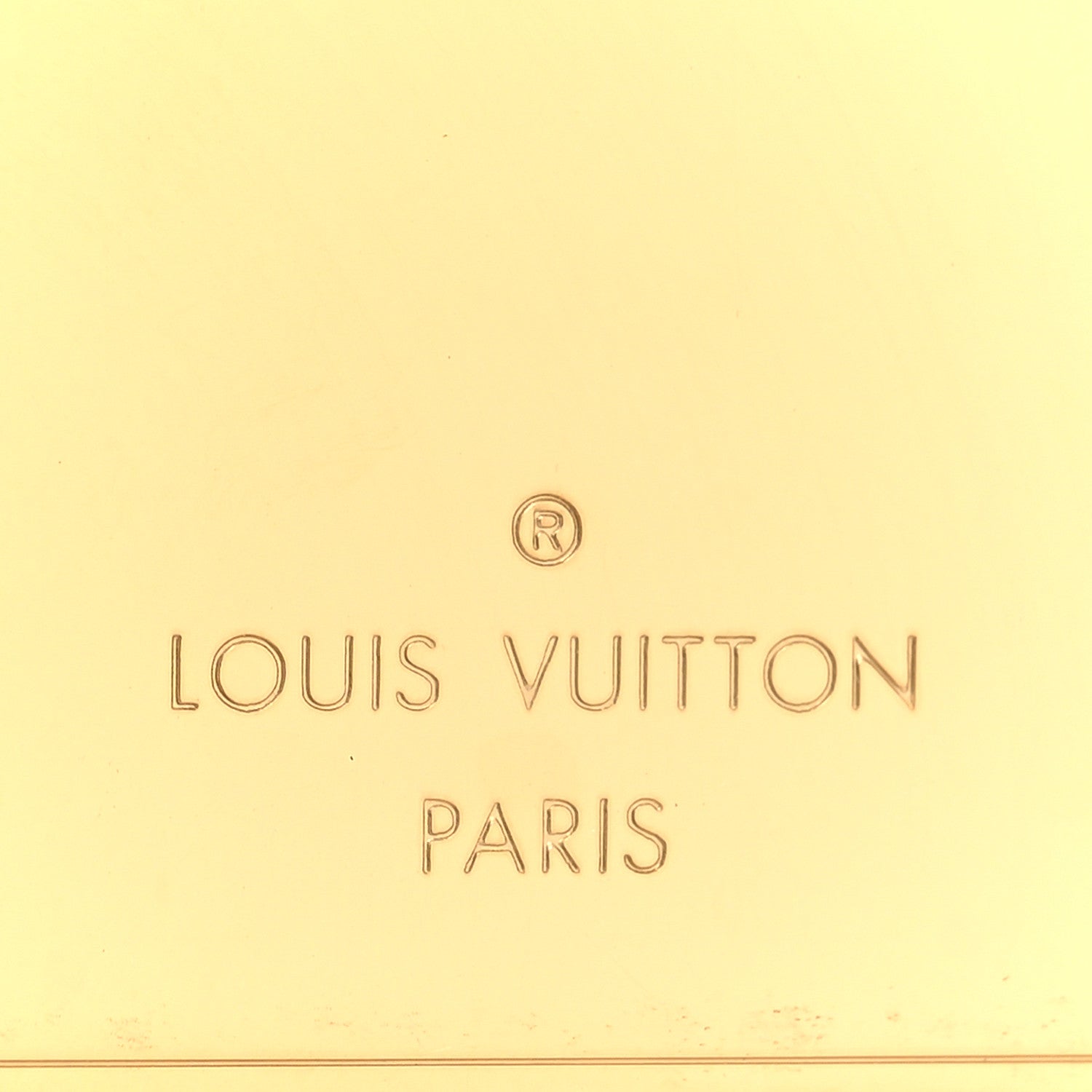 Louis Vuitton Luggage Tag Gold 3 of 4
