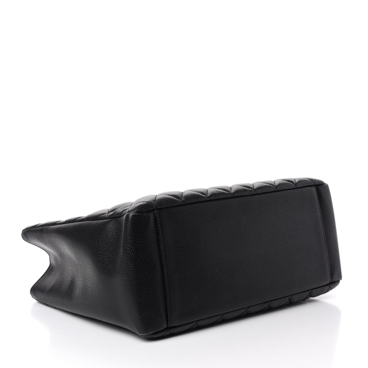 Caviar Quilted Grand Shopping Tote GST Black