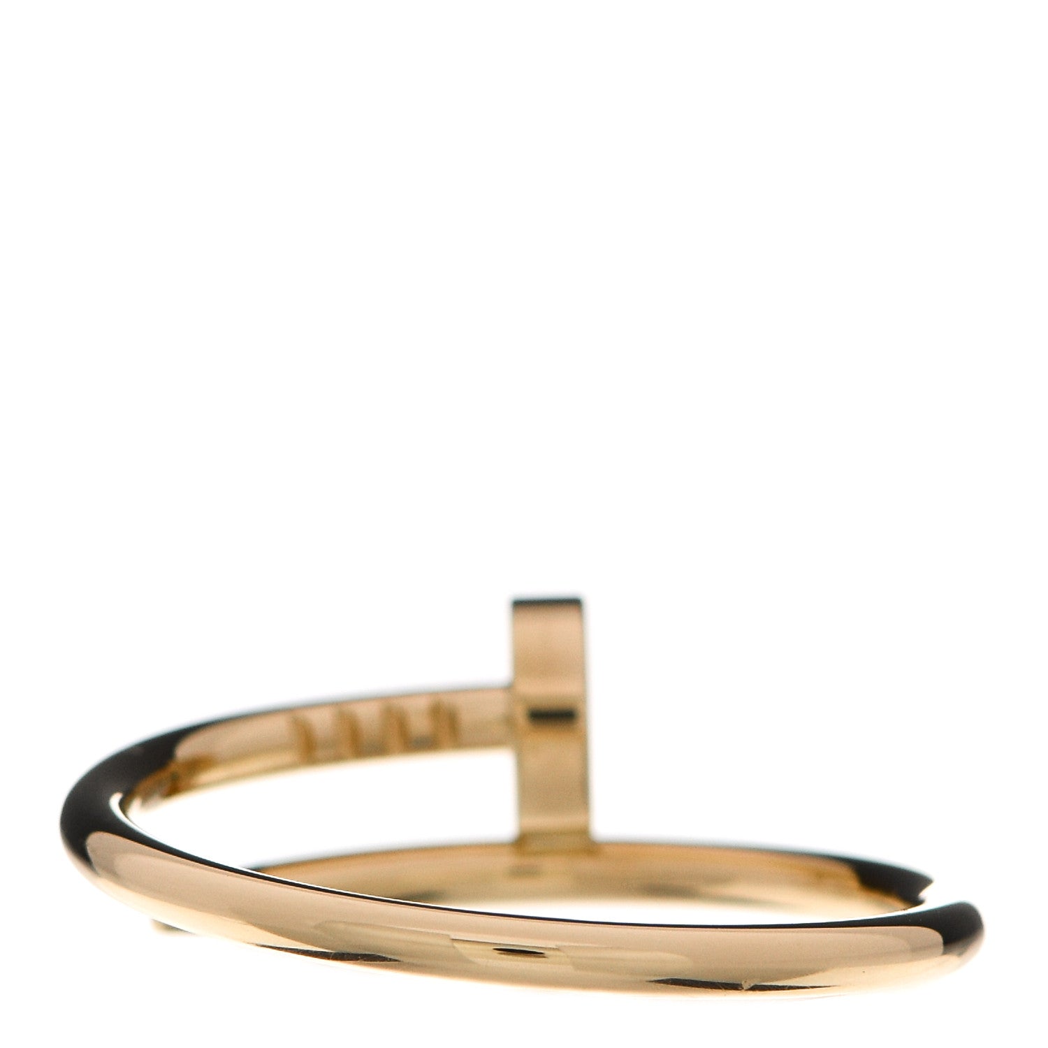 Cartier 18K Yellow Gold Small Juste Un Clou Ring 56 7.5 3 of 6