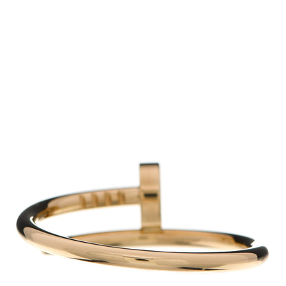 Cartier 18K Yellow Gold Small Juste Un Clou Ring 56 7.5 3 of 6