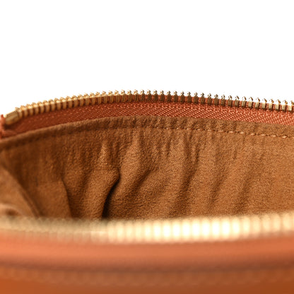 MCM Visetos Liz Shopper Tote Pouch Cognac 12 of 14