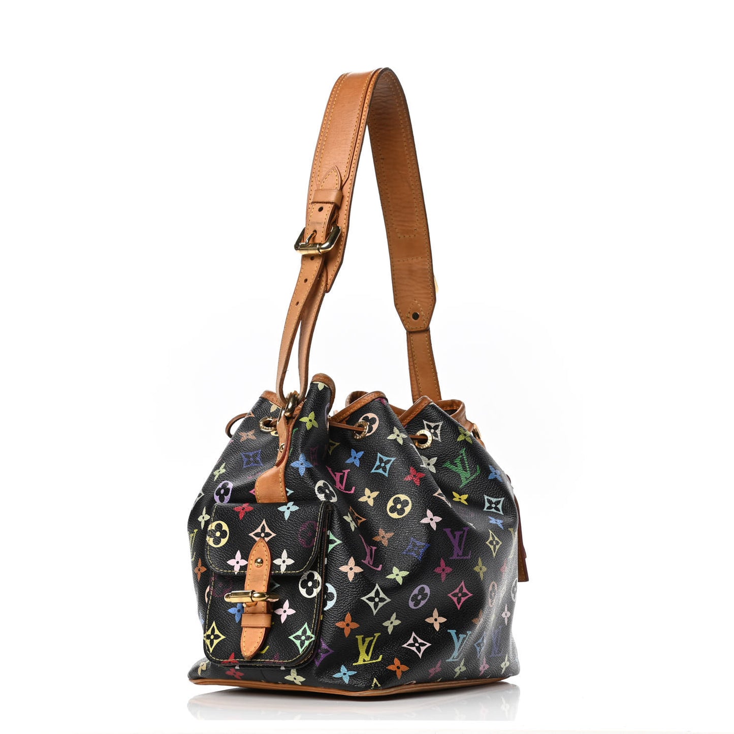 Monogram Multicolor Petit Noe Black