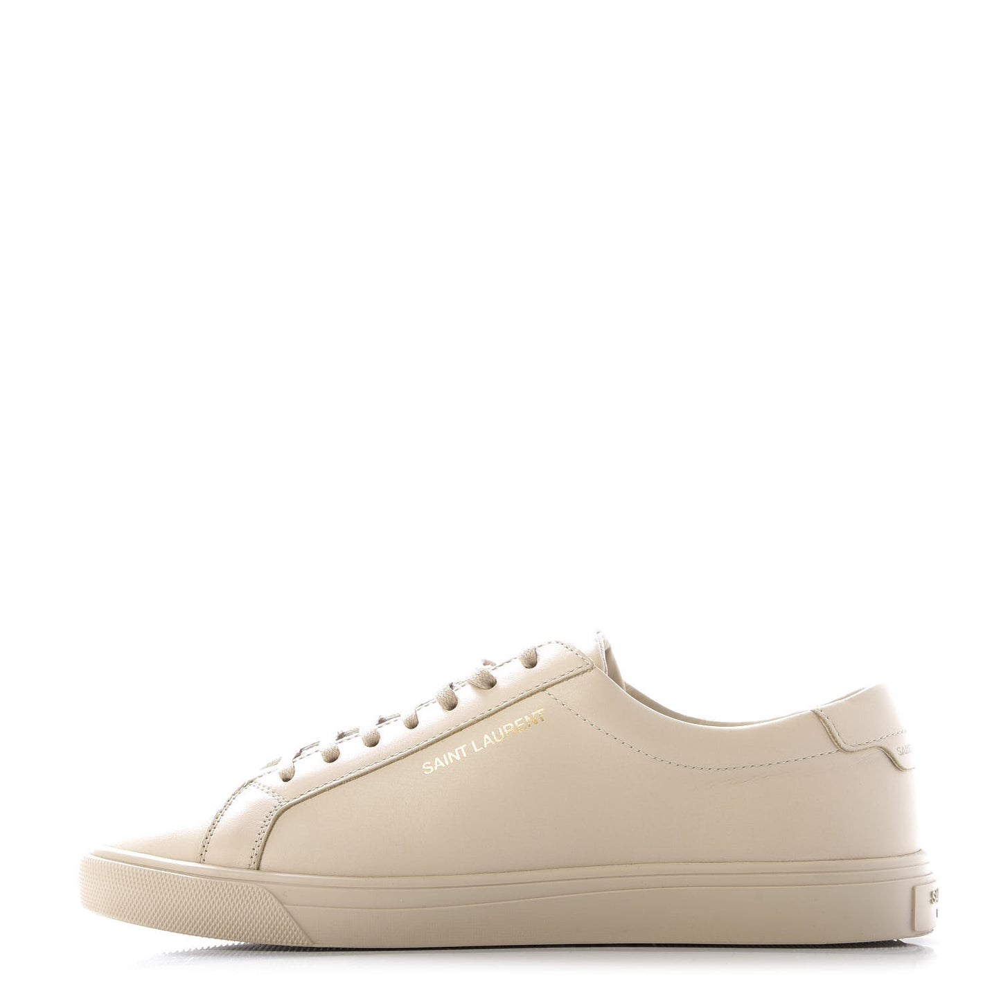 Calfskin Andy Low Top Sneakers 37.5 Dark Coquille