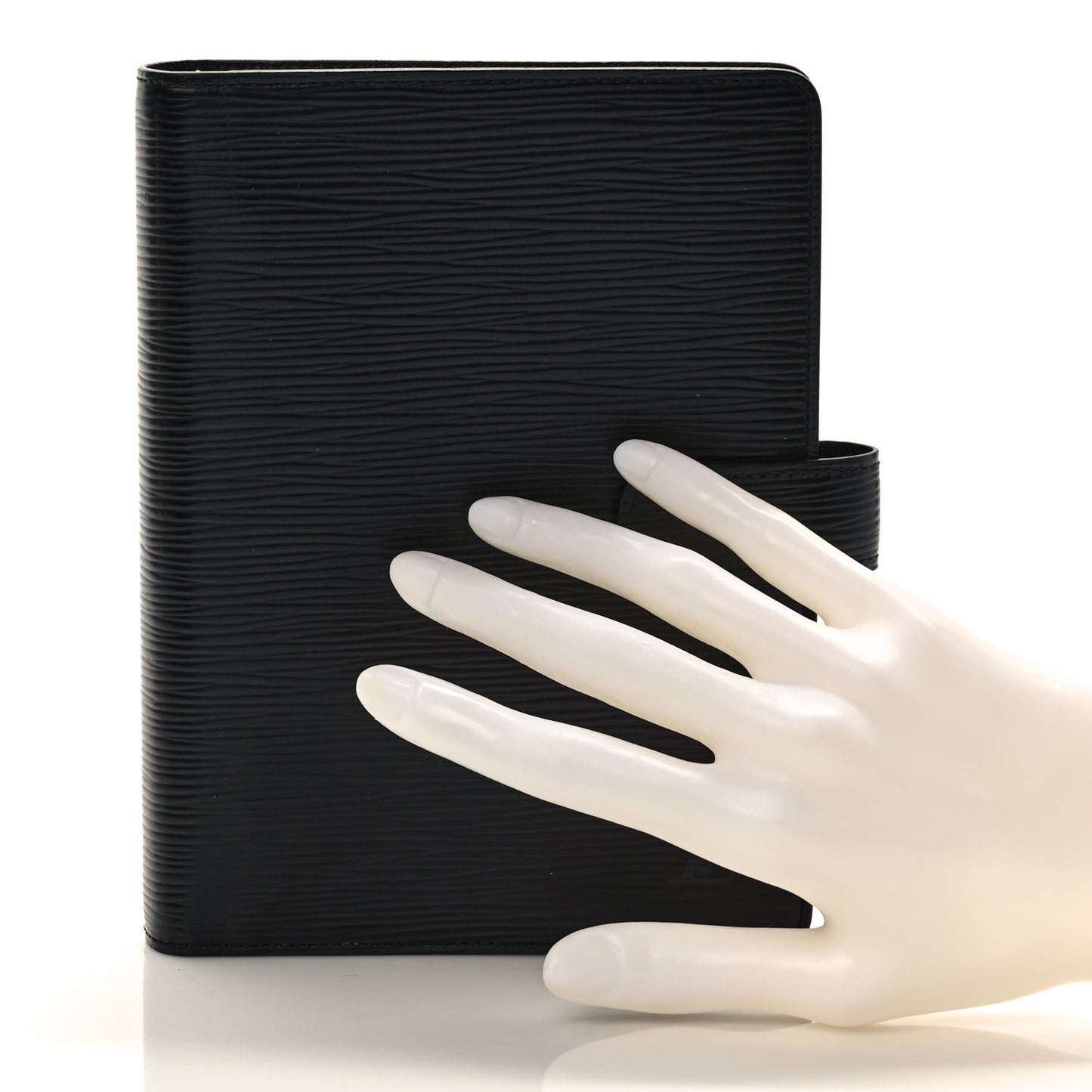 Epi Medium Ring Agenda Cover Black