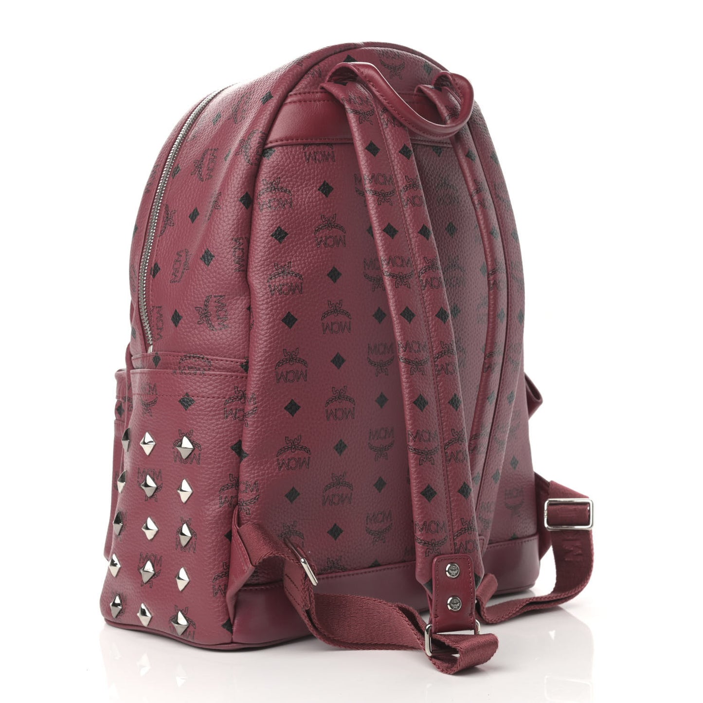 Visetos Studded Medium Stark Backpack Scooter Red