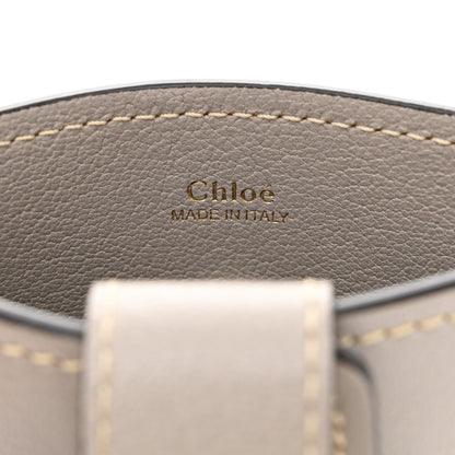 Chloe Shiny Calfskin Goatskin Mini Aby Bi-Color Bucket Light Eucalyptus 6 of 10