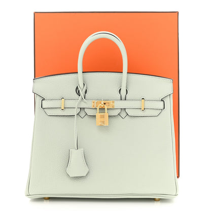 Hermes Togo Birkin 25 Gris Neve 11 of 11