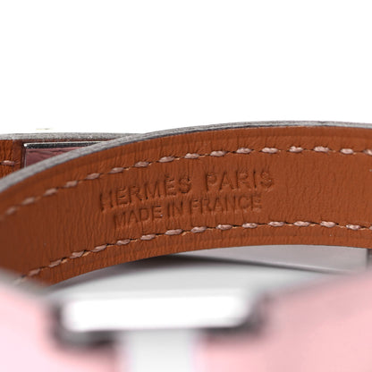 Hermes Swift Rivale Double Tour Bracelet T3 Rose Sakura 4 of 4