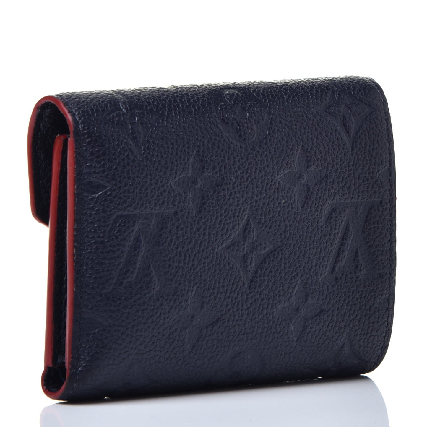 Empreinte Victorine Wallet Marine Rouge