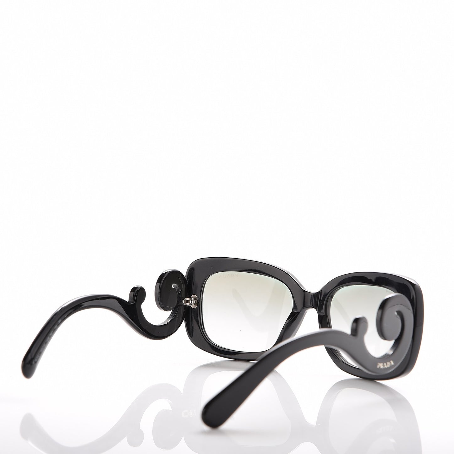 Acetate Baroque Sunglasses SPR 27O Black
