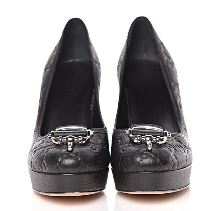 Gucci Guccissima Heels 35 Black 2 of 13