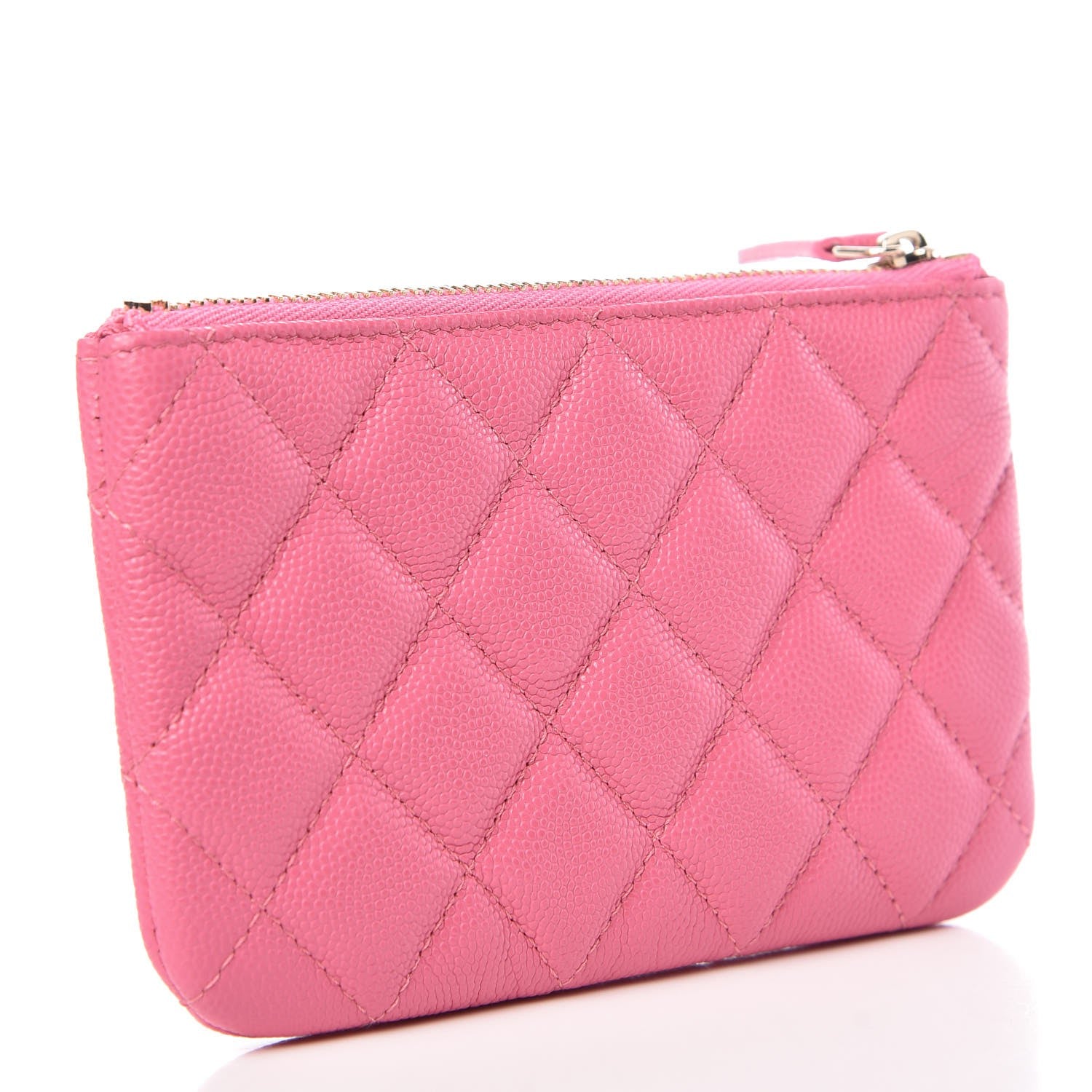Chanel Caviar Quilted Small Cosmetic Case Pink 3 of 8