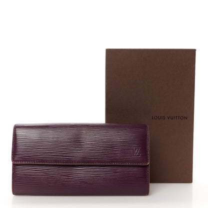 Louis Vuitton Epi Sarah Wallet Cassis 10 of 10