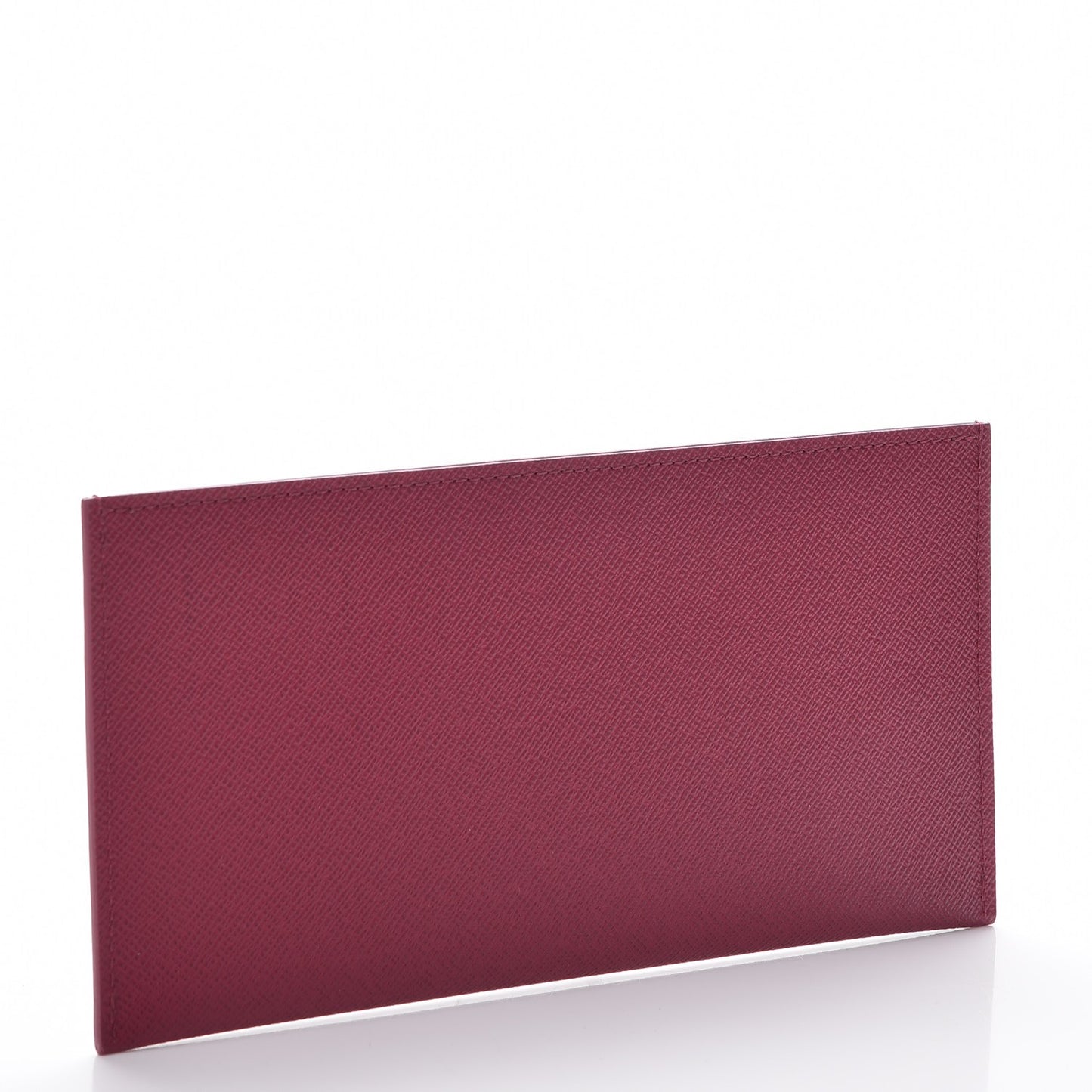 Calfskin Felicie Card Holder Insert Fuchsia
