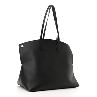 Burberry Calfskin Large Society Tote Black 2 of 9