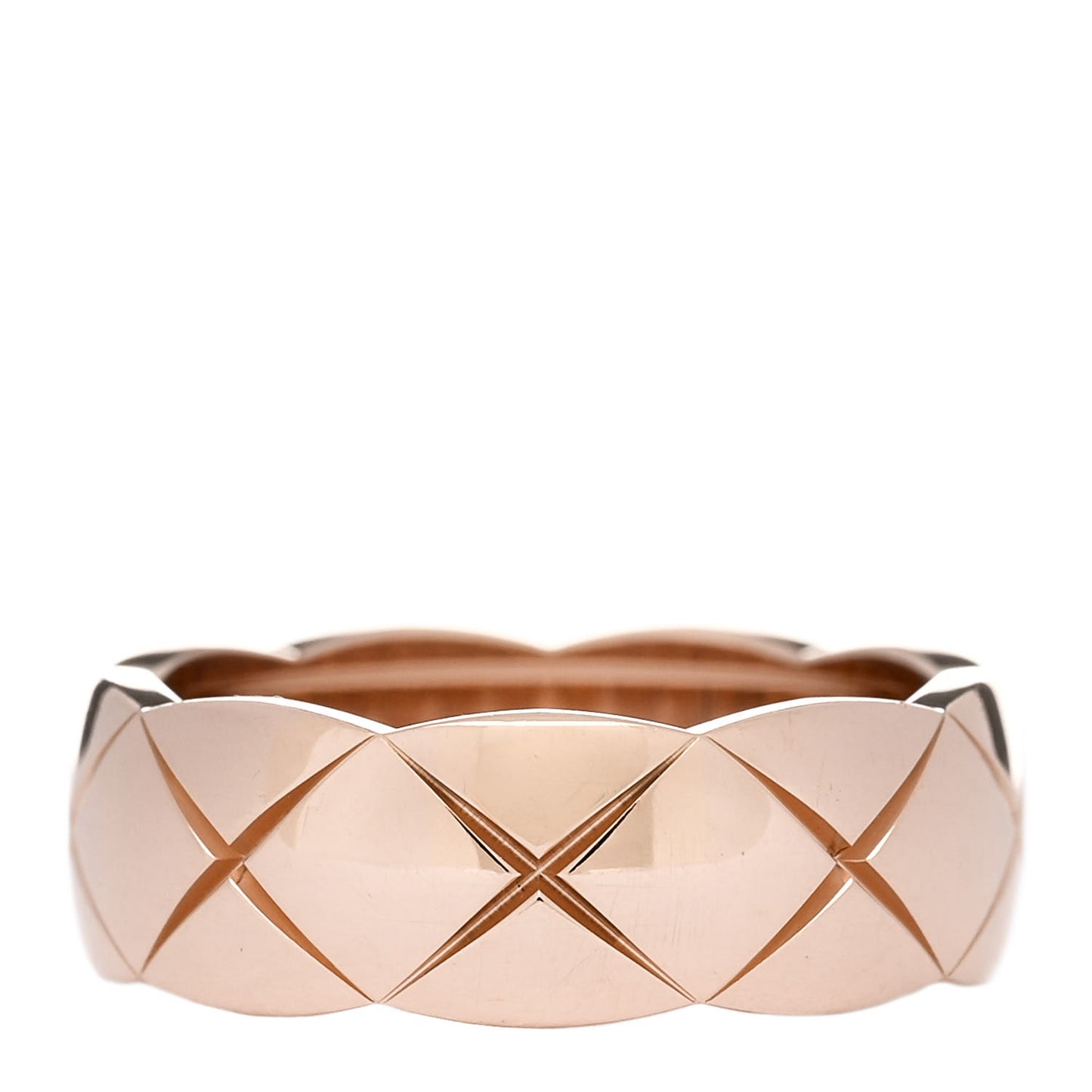 18K Beige Gold Small Coco Crush Ring 53 6.5