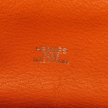Hermes Taurillon Clemence Jypsiere 34 Orange 6 of 10