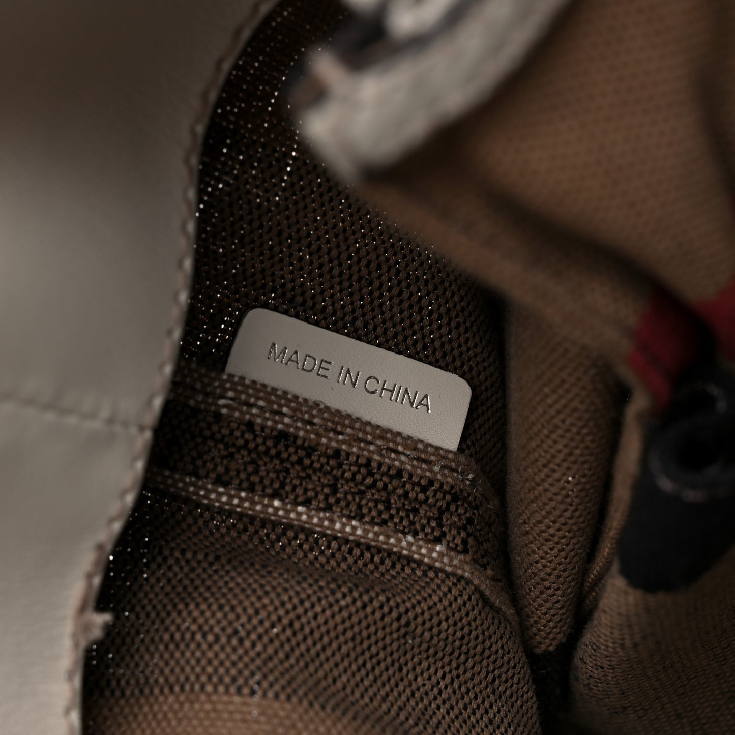 Canvas Mega Check Medium Ashby Hobo White
