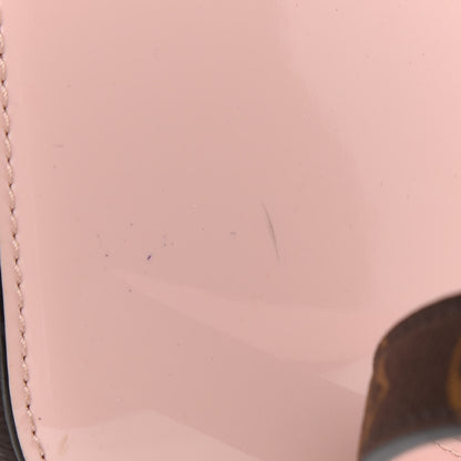 Louis Vuitton Patent Calfskin Monogram Cherrywood PM Rose Ballerine 8 of 10