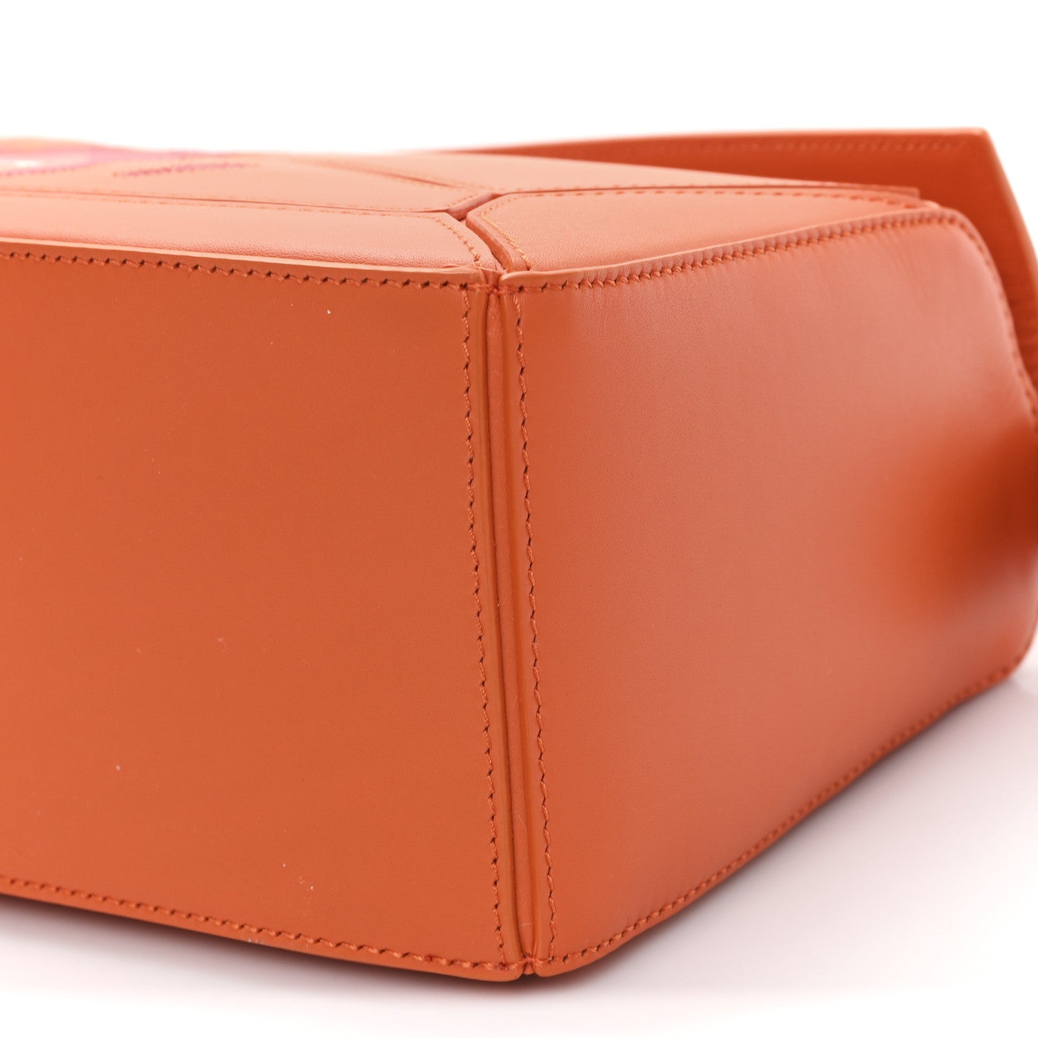 Loewe X HOWLS MOVING CASTLE Satin Calfskin Small Calcifer Puzzle Orange 9 of 10