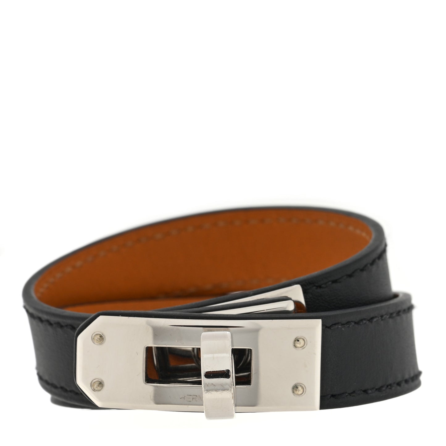 Box Kelly Double Tour Bracelet XS Black