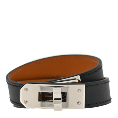 Hermes Box Kelly Double Tour Bracelet XS Black 1 of 3