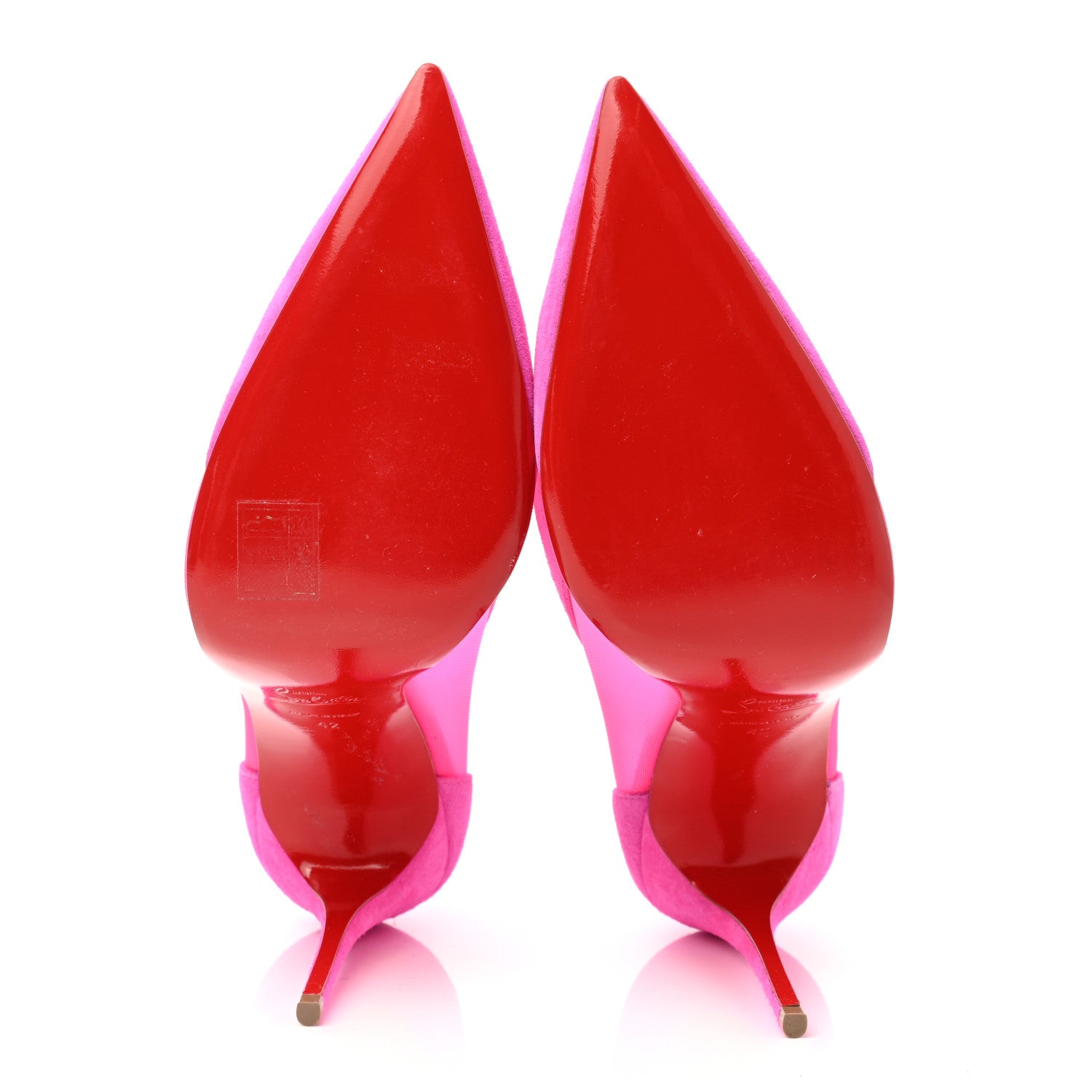 Christian Louboutin Veau Velours Rete Galativi 100 Pumps 42 Diva 5 of 8