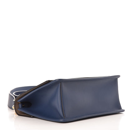 Fendi Vitello Century Opaco F is Fendi Kan I Shoulder Bag Blu Scuro 4 of 10