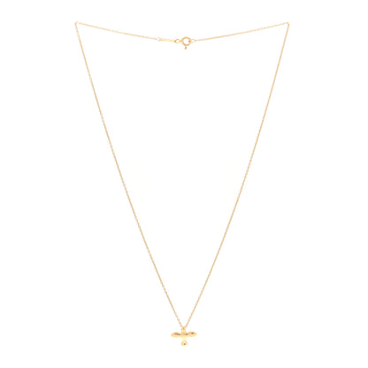Tiffany 18K Yellow Gold Dove Pendant Necklace 3 of 5