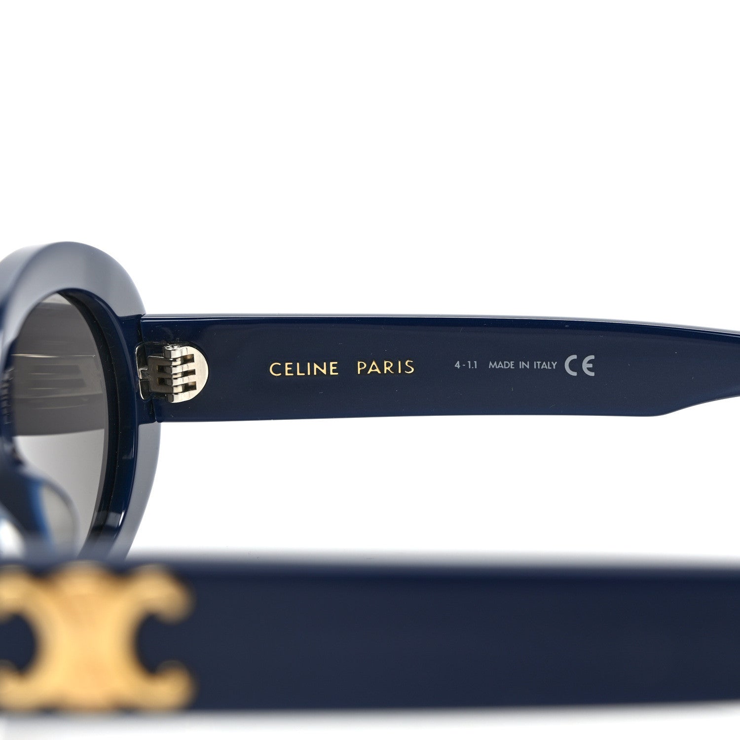 Celine Acetate Triomphe Sunglasses CL40194U Blue 5 of 6