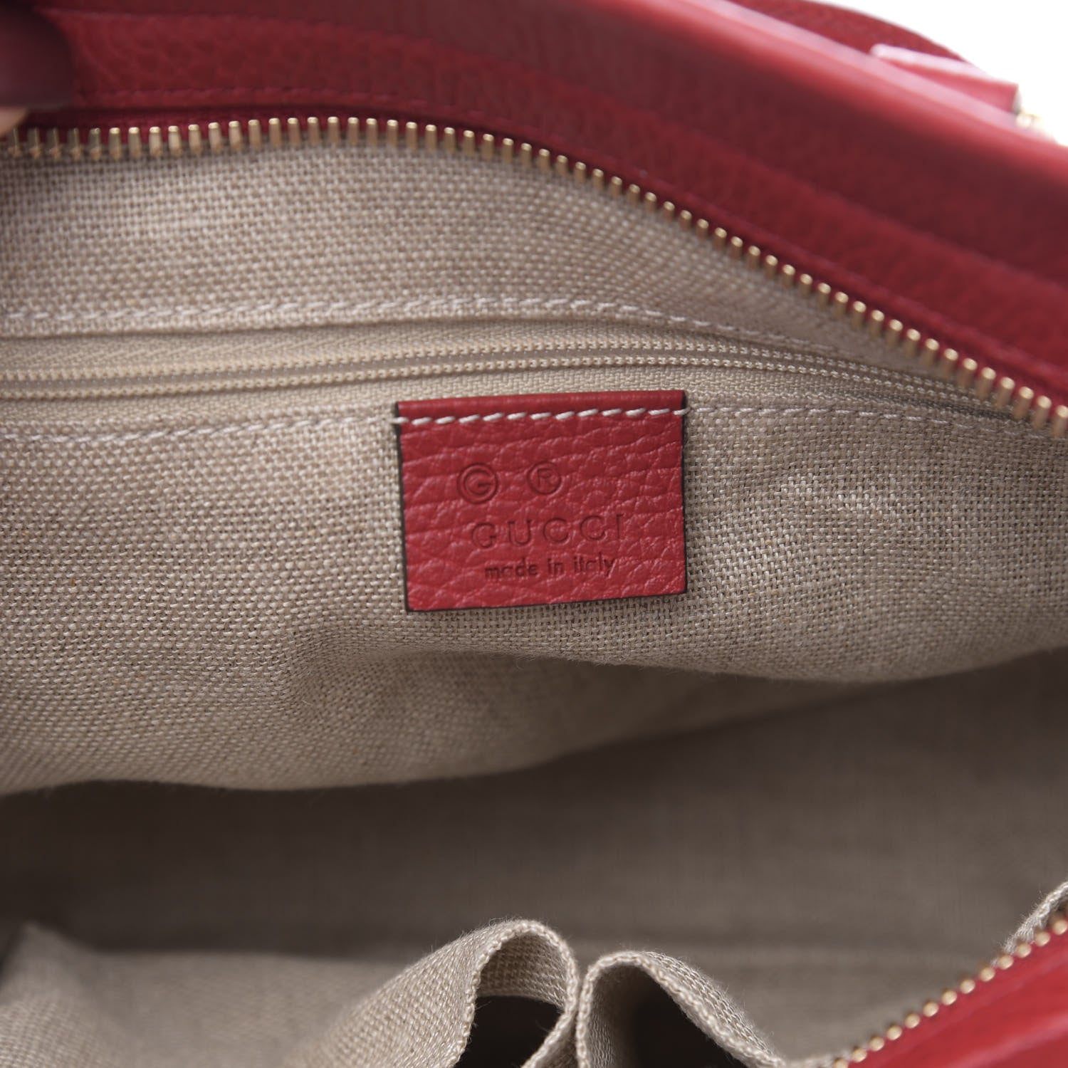 Gucci Monogram Small Bree Tote Red 7 of 10