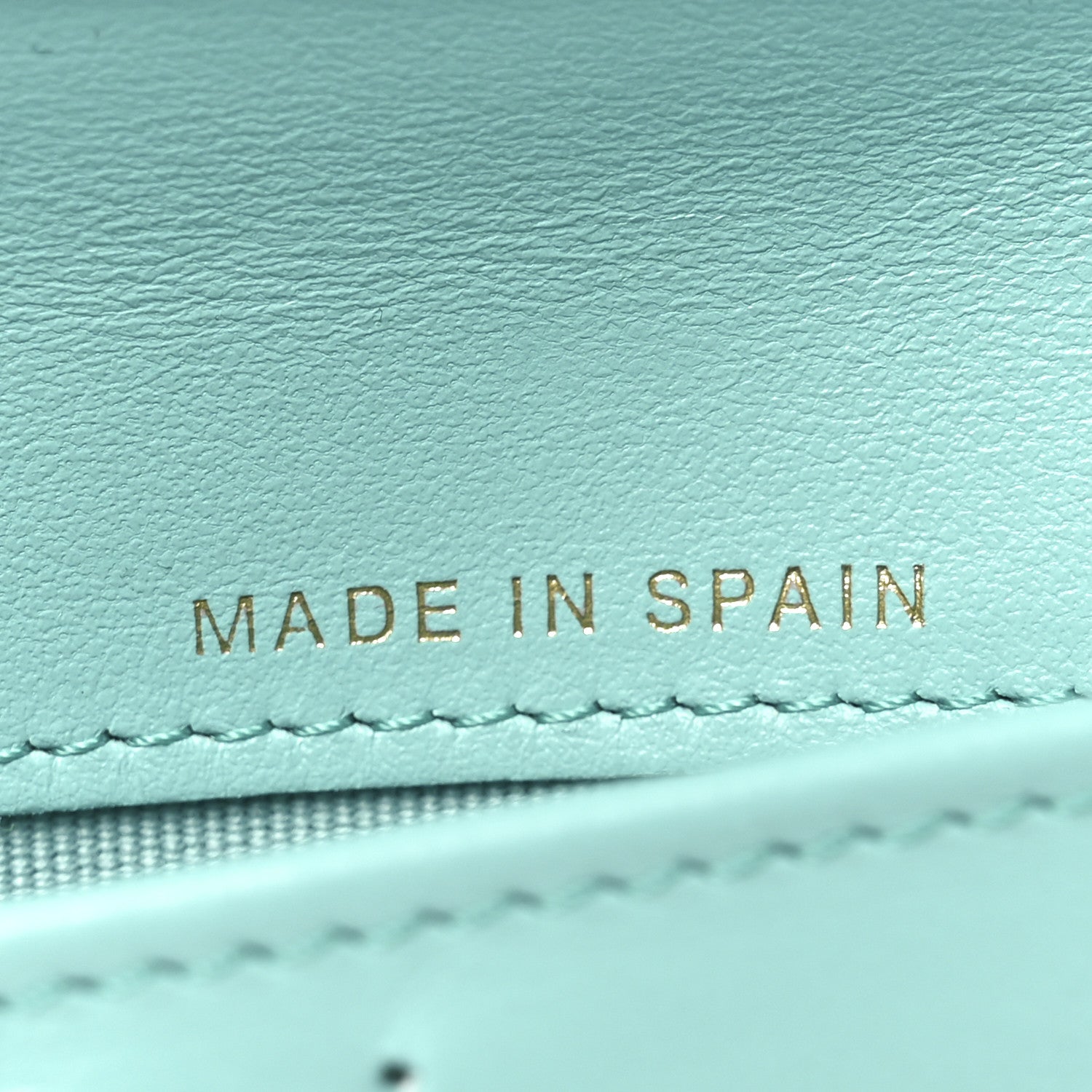 Chanel Caviar Quilted Medium Flap Wallet Turquoise 7 of 8