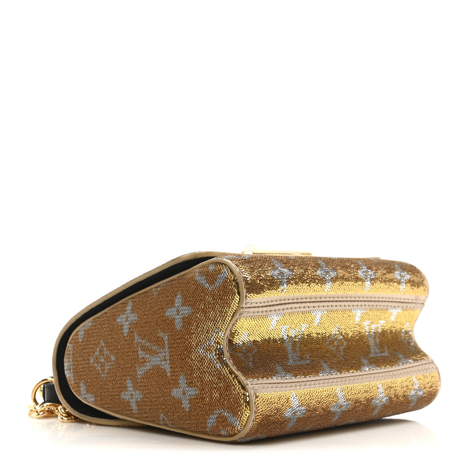Louis Vuitton Monogram Sequins Twist PM Gold Silver 5 of 10