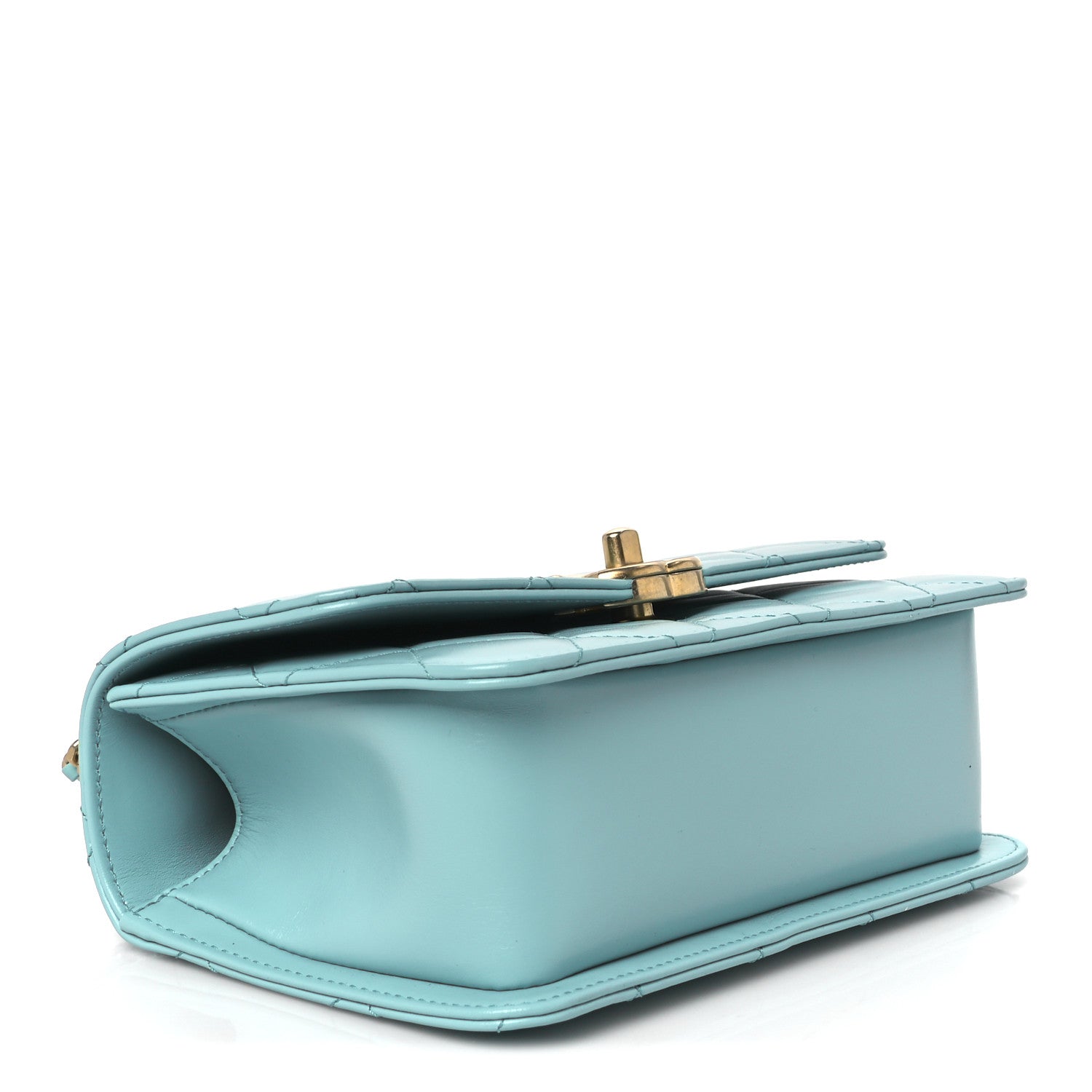 Chanel Calfskin Quilted Mini Perfect Fit Flap Turquoise 4 of 10
