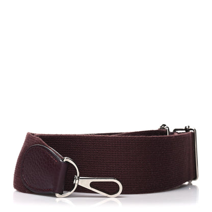 Hermes Toile Taurillon Clemence Evelyne PM Shoulder Strap Bordeaux 1 of 4
