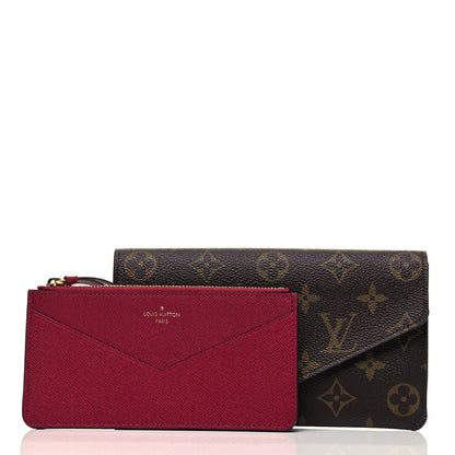 Louis Vuitton Monogram Jeanne Wallet Fuchsia 3 of 9