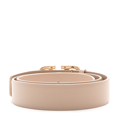 Valentino Garavani Glossy Calfskin Monochrome VLogo Belt 70 28 70 28 Rose Cannelle 2 of 5