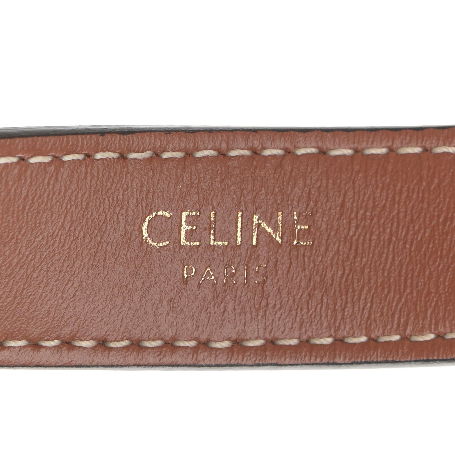 Celine Plein Soleil Textile Calfskin Small Teen Drawstring Bag Cream 6 of 10