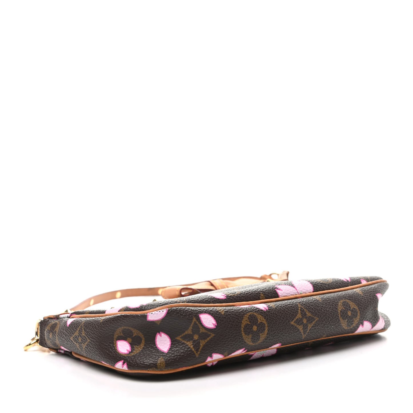 Monogram Cherry Blossom Pochette Accessories Brown