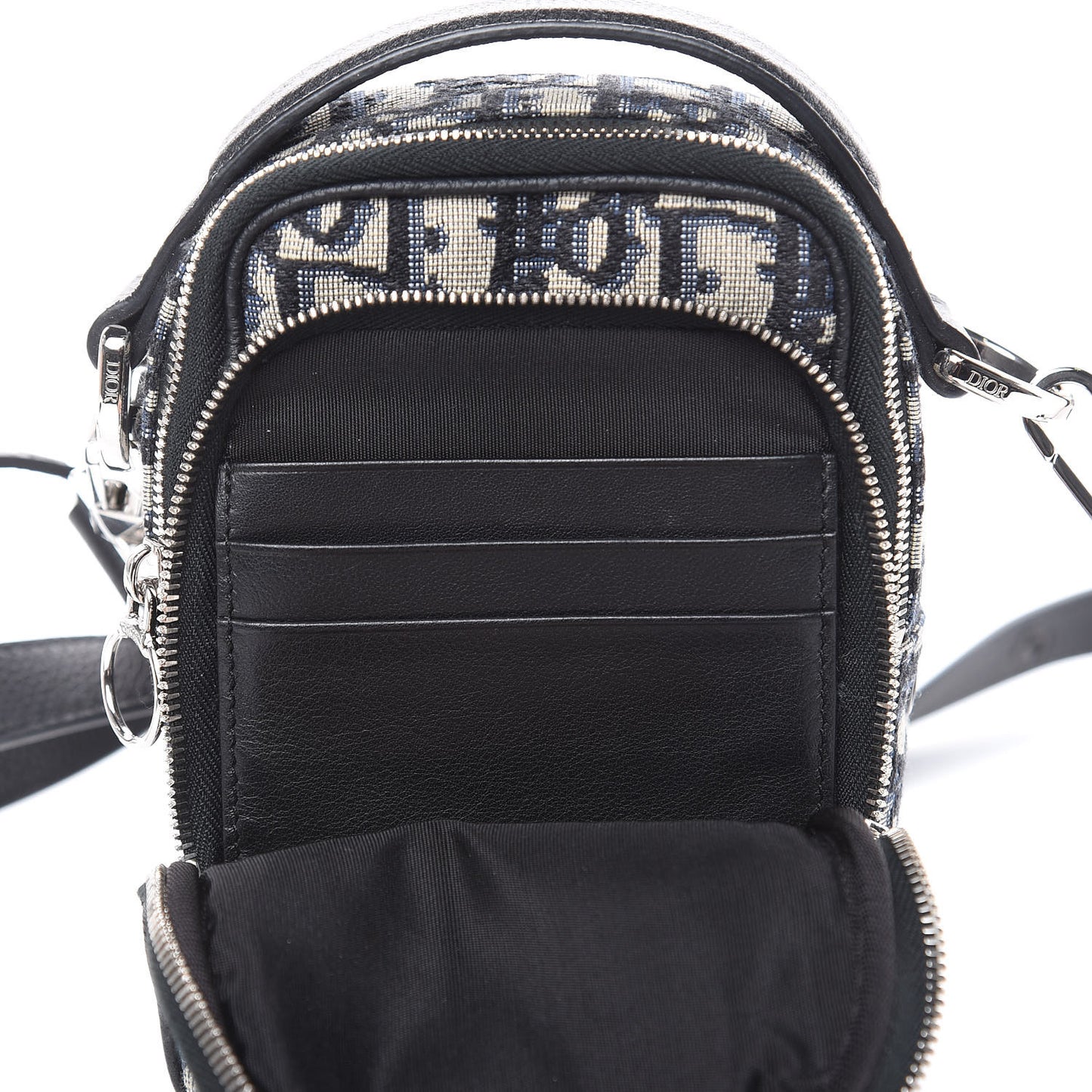 Oblique Crossbody Bag Blue