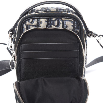 Christian Dior Oblique Crossbody Bag Blue 11 of 15