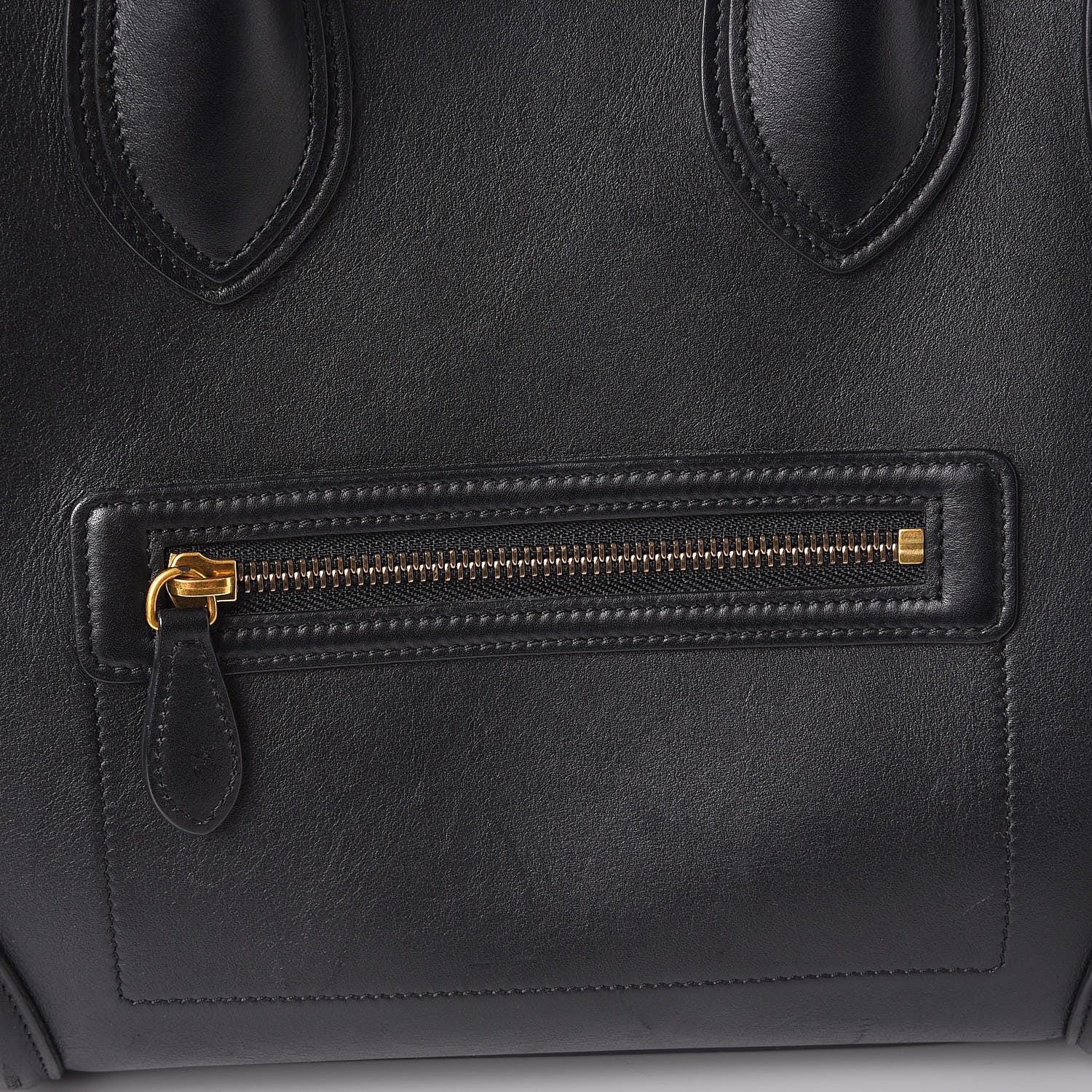 Celine Smooth Calfskin Mini Luggage Black 11 of 17