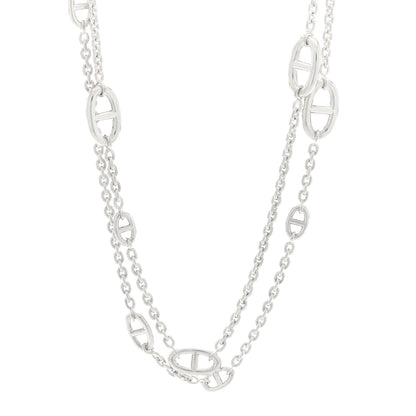 Hermes Sterling Silver Farandole Necklace 120 1 of 5