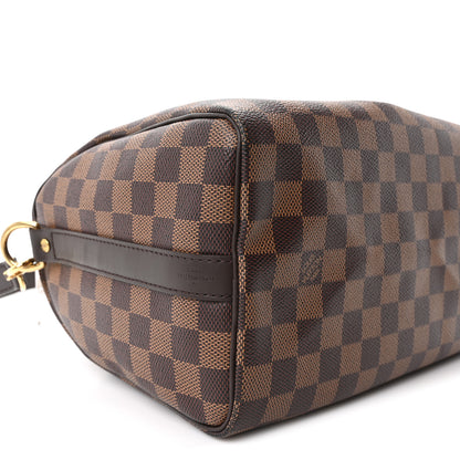 Louis Vuitton Damier Ebene Speedy Bandouliere 25 8 of 9