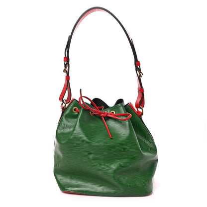 Louis Vuitton Epi Bi-Color Petit Noe Borneo Castillan Red 1 of 9
