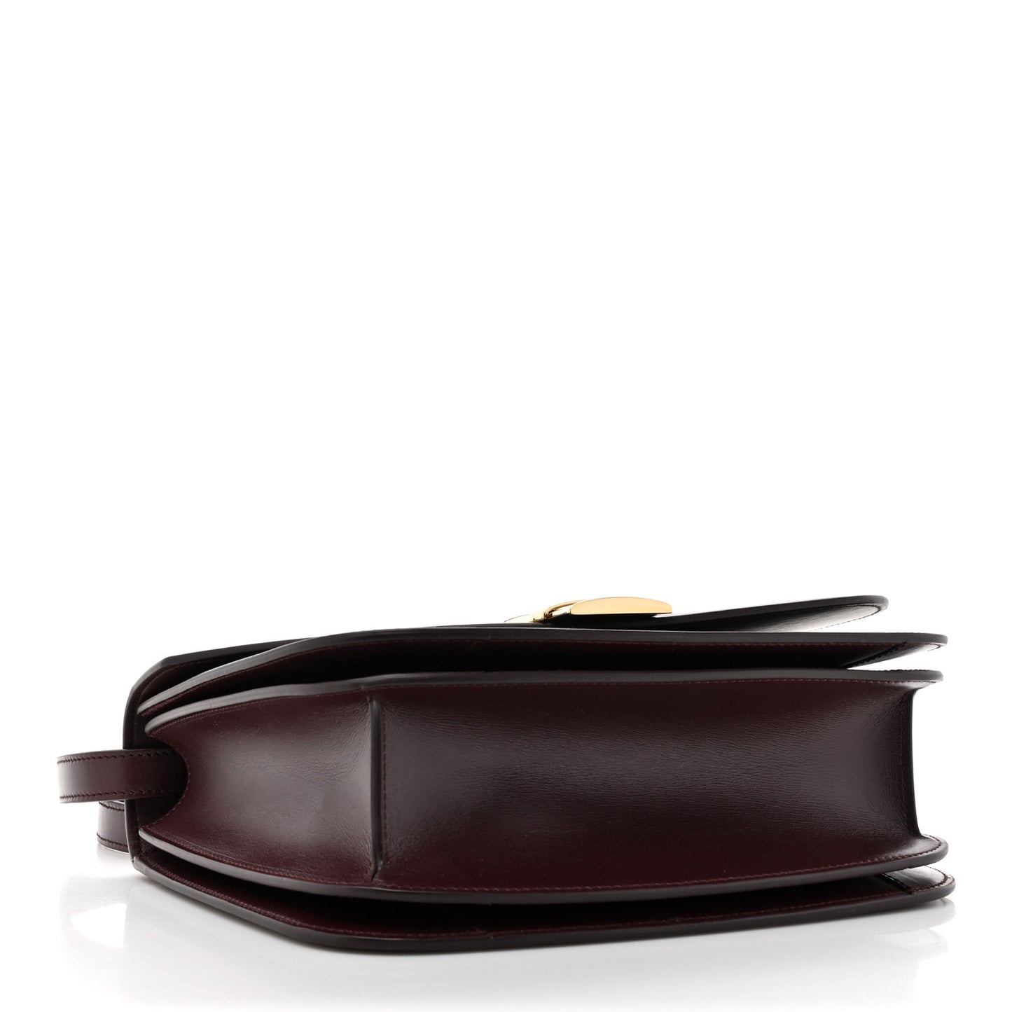 Dappled Calfskin Small Fiamma Crossbody Bag Dark Barlo