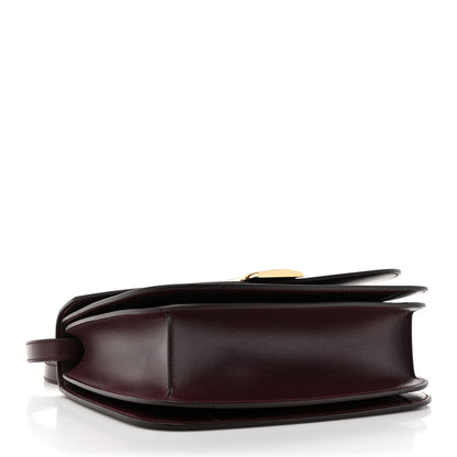 Salvatore Ferragamo Dappled Calfskin Small Fiamma Crossbody Bag Dark Barlo 4 of 9